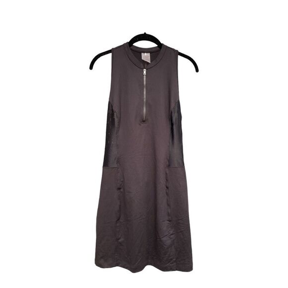 NWT CALIA by Carrie Underwood Perforated Sleeveless Golf Dress Black XS - Picture 5 of 11